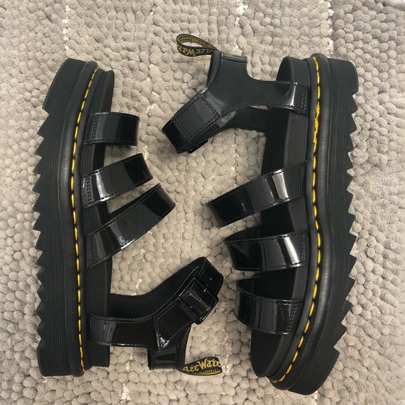 Dr. Martens Shoes - Dr. Martens Black Blaire gladiator sandal size 9